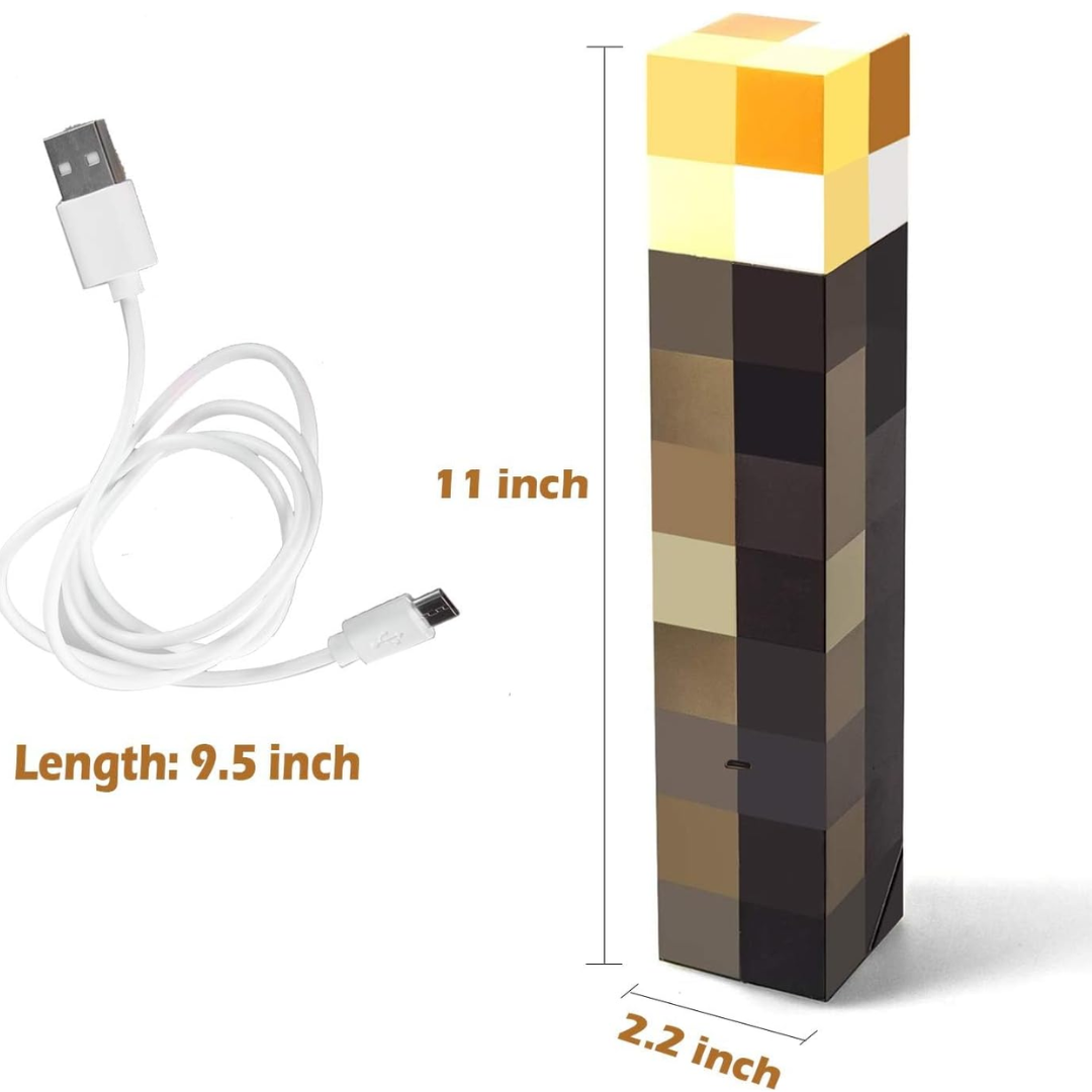 Minecraft Light-up Wall Torch
