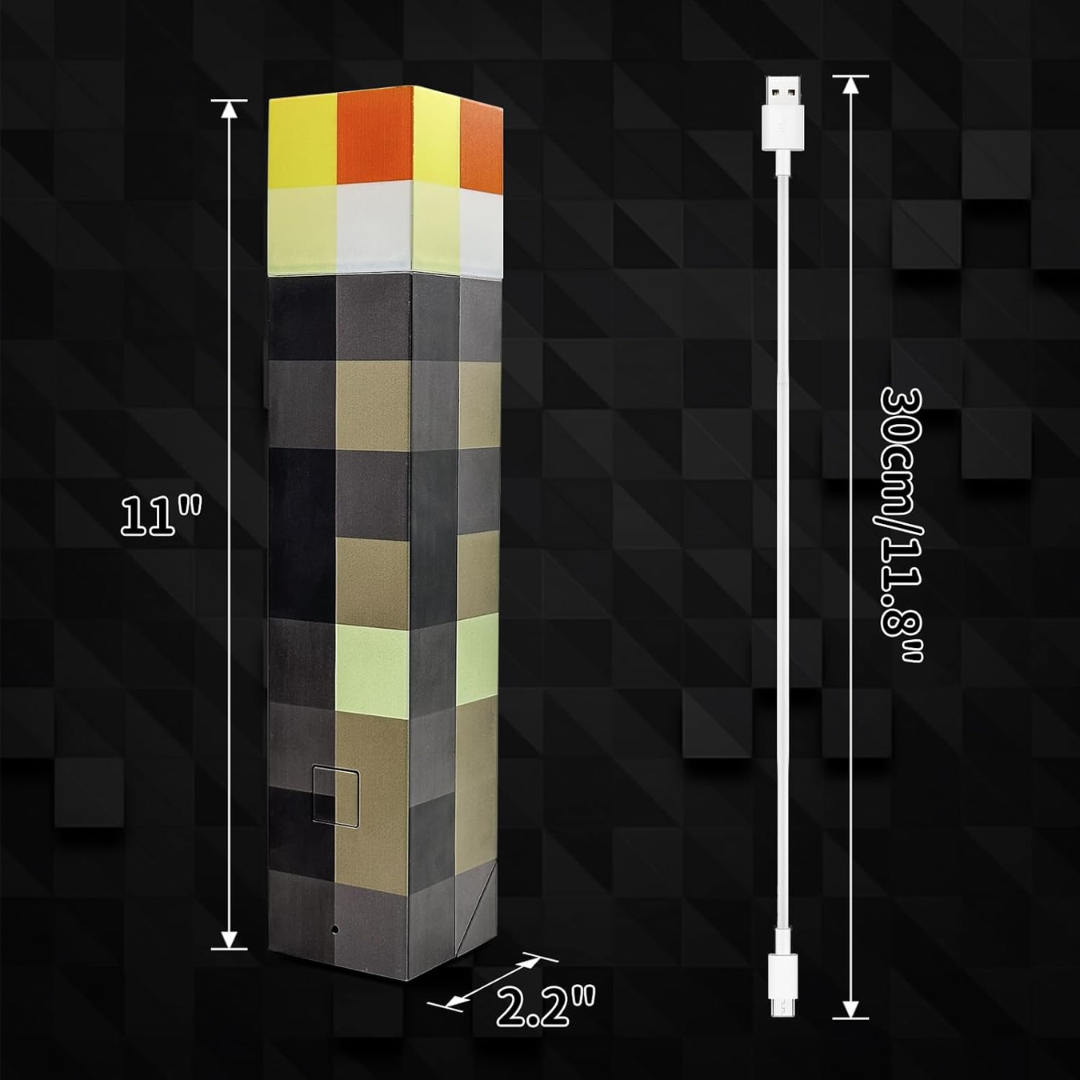 Minecraft Light-up Wall Torch