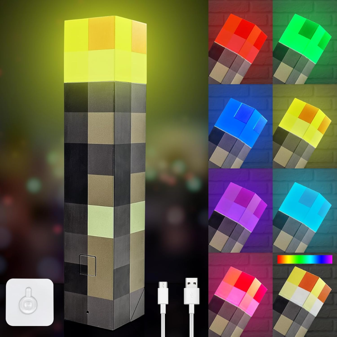 Minecraft Light-up Wall Torch